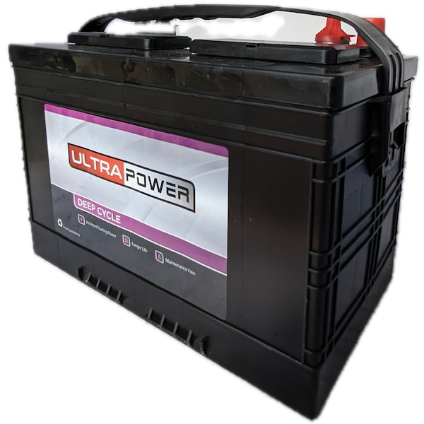 Ultrapower 12V 780 MCA Maintenance-Free Marine Battery Group 27, 2PK - EV27