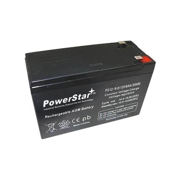 Powerstar PowerStar PS12-9-8232 Replacement Battery for Razor E200 Electric Scooter - PS12-9-8232