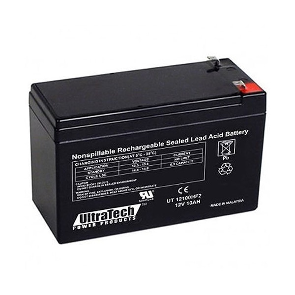Ultratech 12V 10AH SLA BATTERY F2 - IM-12100HF2