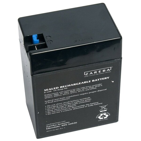 Zareba Zareba Fi-Shock ASB30 Solar Battery, 14 A, Lead Acid - ASB30-2