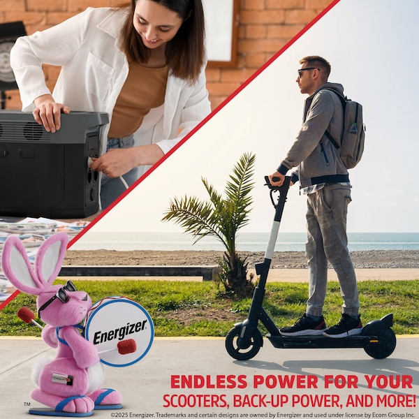 Energizer EN9-12, 12 Volt 9 Amp Hr, Long Lasting Sealed Lead Acid AGM Rechargeable Battery - EN4098461