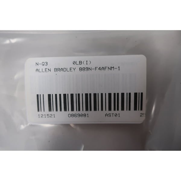Cable de cordón recto mini de 4 pines Allen Bradley de 1 metro - 889N-F4AFNM-1