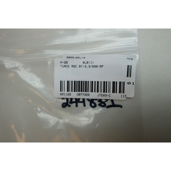 Cable de cordón Turck Eurofast U2-05131 3.Cordset - RSC 8T-3.3/S90-SP