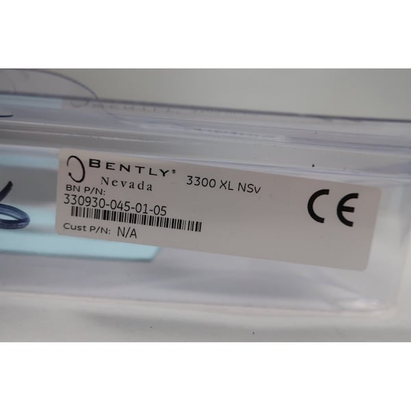 Bently Nevada 330930-045-01-05 3300 Xl Nsv Extension Cordset Cable - 330930-045-01-05