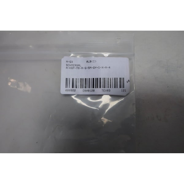 Schmersal 6 polos 5M Cable de cable de conexión - A-K6P-M8-R-G-5M-GY-1-X-A-4