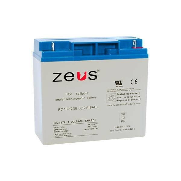 Zeus Battery Products 18Ah 12V Nb Sealed Lead Acid Battery - PC18-12NB