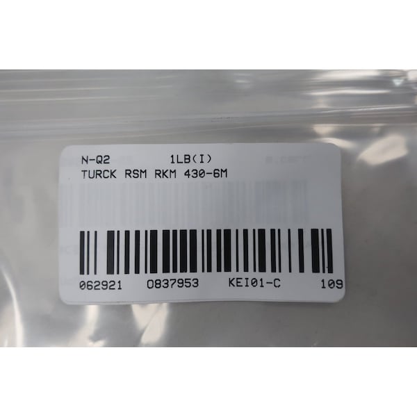 Turck Rsm Rkm 430-6M 6M Cordset Cable - RSM RKM 430-6M - Cable de 6M para ensamblar RSM RKM 430-6M