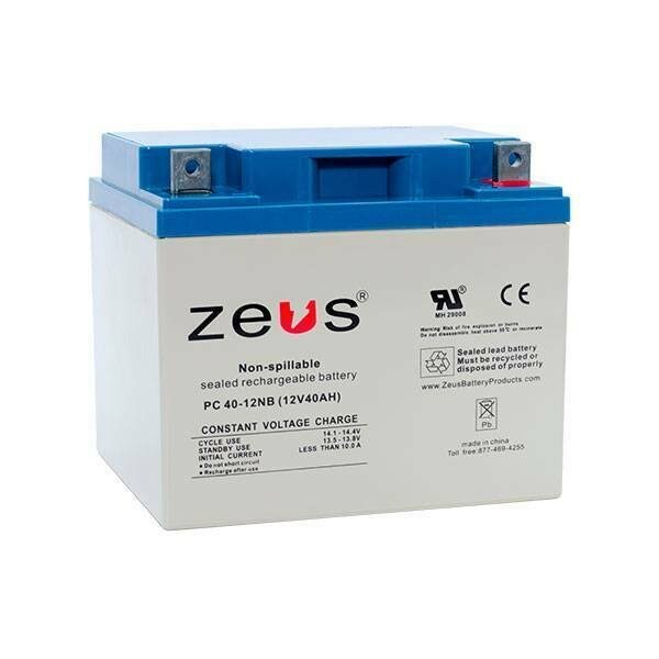 Zeus Battery Products 40Ah 12V Nb Sealed Lead Acid Battery - PC40-12NB