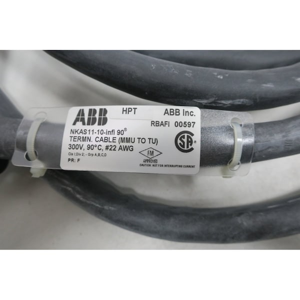 Abb Infi 90 Mmu To Tu Termination 300V 22Awg Cordset Cable, NKAS1110 - NKAS11-10
Traducción: Cable de ensamblaje Abb Infi 90 Mmu a Tu Terminación 300V 22Awg, NKAS1110 - NKAS11-10