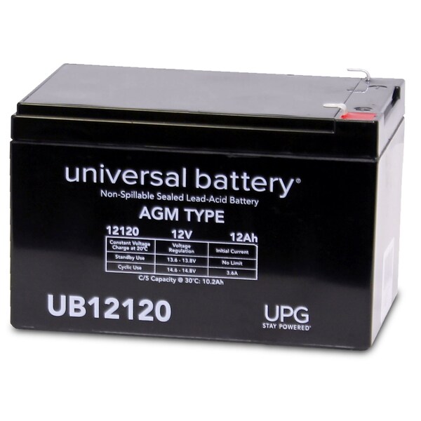 Upg Sealed Lead-Acid Battery, 12V, Lead Acid Chemistry - D5744