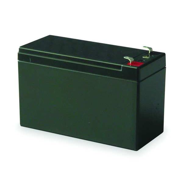 Zoro Select Battery, Sealed Lead Acid, 12V, 7Ah, Faston - 2UKJ5
