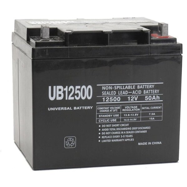 Bsc Preferred Remco SLA1161 12V 50Ah Sealed Lead Acid Replacement Battery - ZZZ-45977-A-0-170241