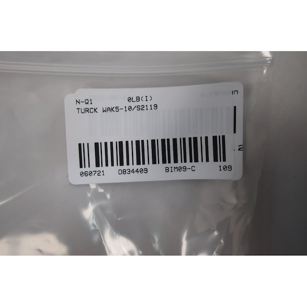 Cable de conexión Turck Wak5-10/S2119 de 5 metros - WAK5-10/S2119