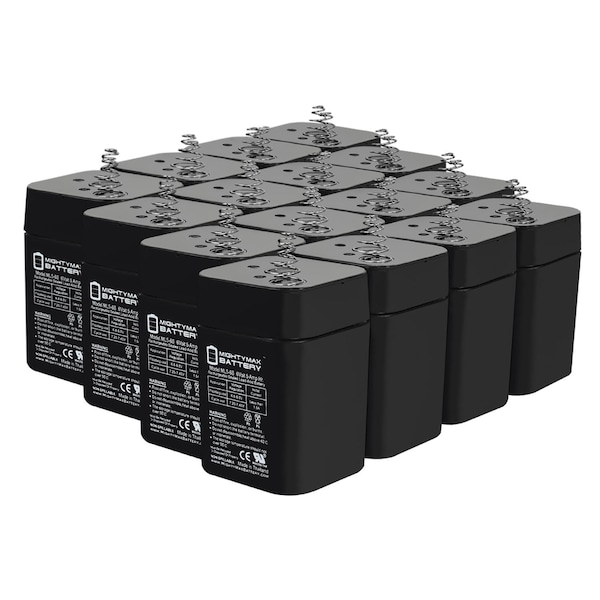 Mighty Max Battery 6V 5AH SLA Replacement Battery Compatible with Rayovac Swivel Lantern - 16PK - MAX3986084