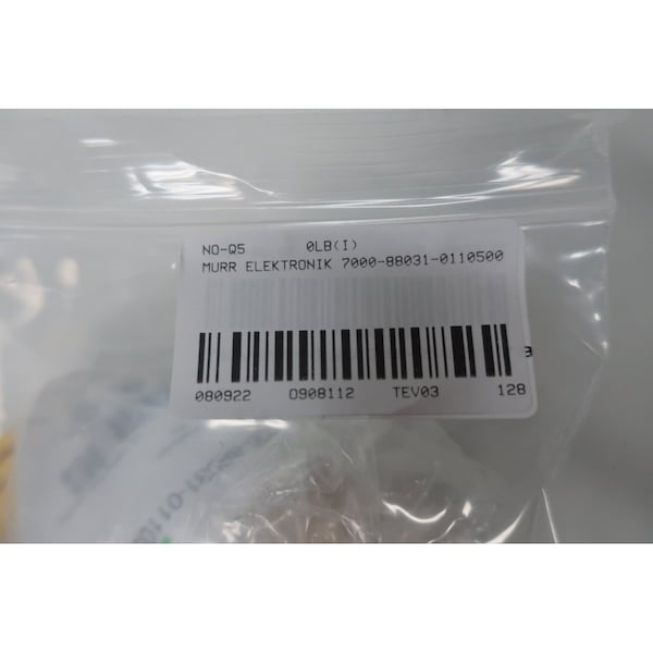 Murr Elektronik M8 Macho Recto/M8 Hembra 90° 5M Cable de conexión - 7000-88031-0110500