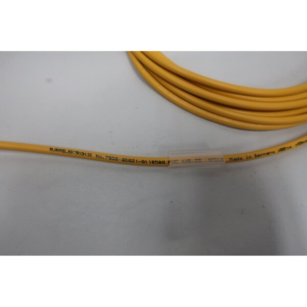 Murr Elektronik M8 Macho Recto/M8 Hembra 90° 5M Cable de conexión - 7000-88031-0110500
