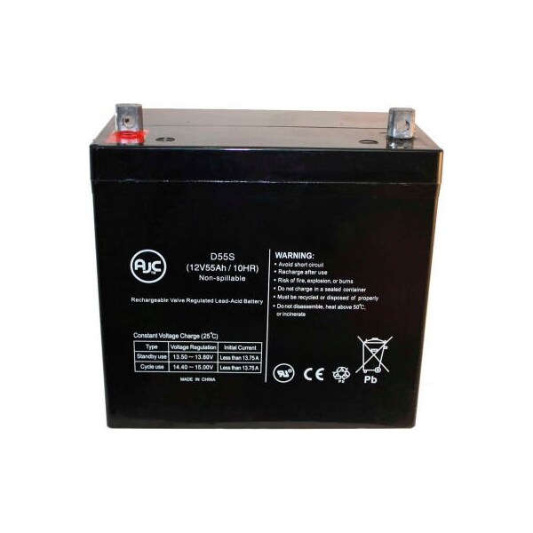 Battery Clerk AJC Gruber Power GPS 12180, GPS18-12 12V 18Ah UPS Battery - GRUBER POWER-12180