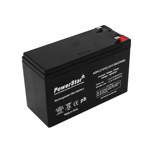 Powerstar 12V 7.5Ah Replacement Battery for APC RBC38 RBC40 RBC51 RBC106 RBC110 RBC114 - PO49120