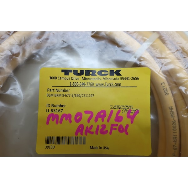 Cable del juego de cables Turck Versafast U-83167 - BSM BKM8-677-5/S90/CS11197