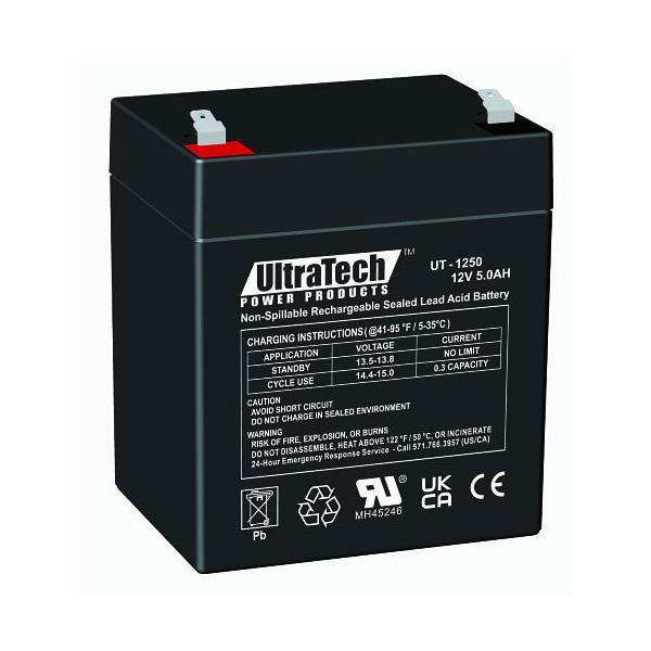 Ultratech 12V 5AH SLA BATTERY F2 - IM-1250F2