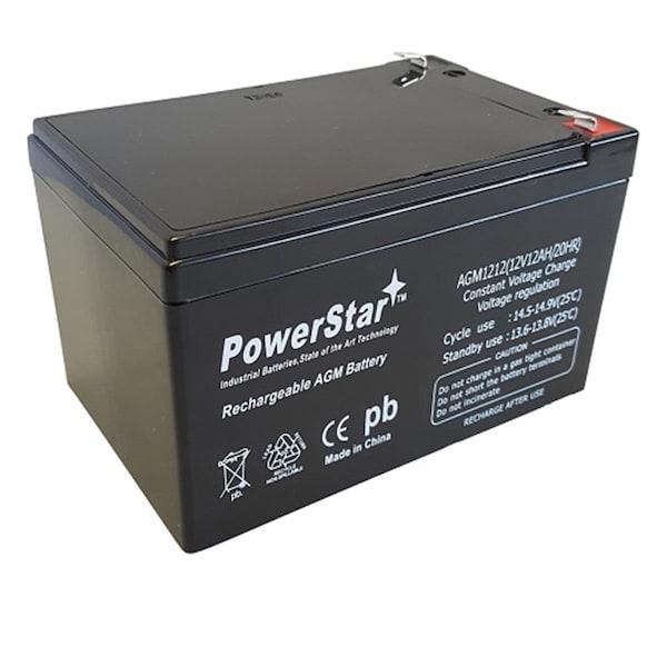 Powerstar Replacement Battery Replaces Universal UB12120 - AGM1212-84444