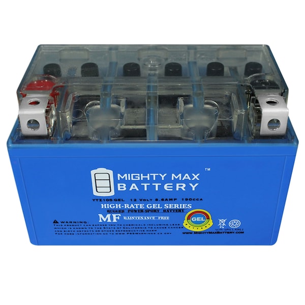 Mighty Max Battery 12V 8.6AH 190CCA GEL Battery for 42014 AGM Terminal K SLA - YTZ10SGEL20