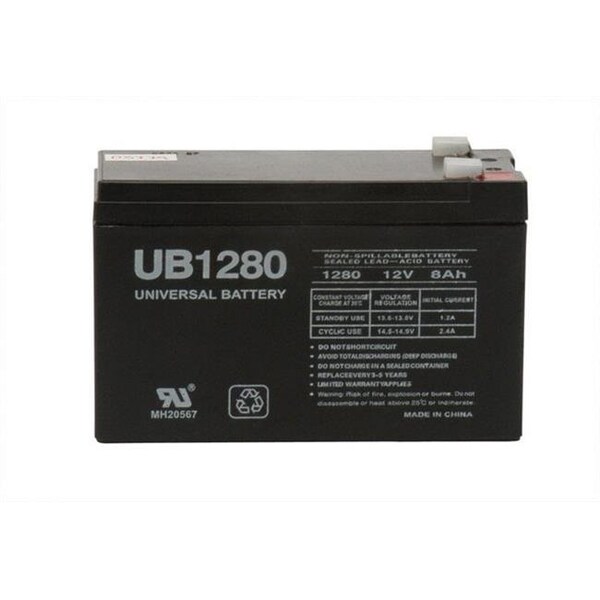 Upg UPG 86484 12 V 8 amp SLA Battery- Set of 2 - pack of 2 - 8297103