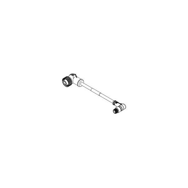 Cable conector Woodhead Micro-Change (M12) a Mini-Change de doble extremo, 5 polos - DND93AM010