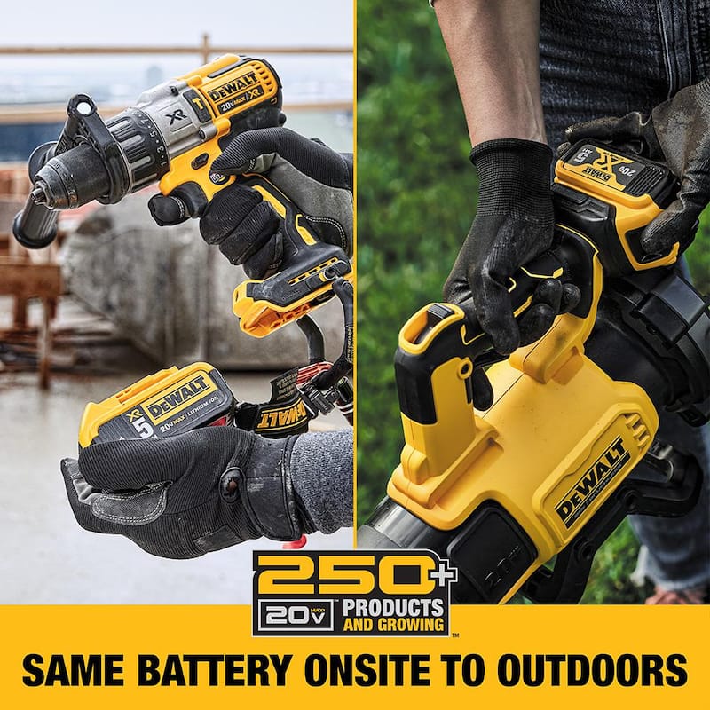 Kit de motosierra inalámbrica sin escobillas DEWALT 20V MAX de 12 pulgadas con (1) batería de 5 Ah y cargador - DCCS620P1