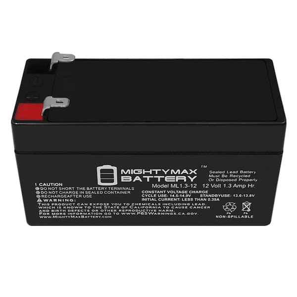 Mighty Max Battery 12V 1.3Ah Replacement Battery for Pace 53 2112 - 4 Pack - ML1.3-12MP432149