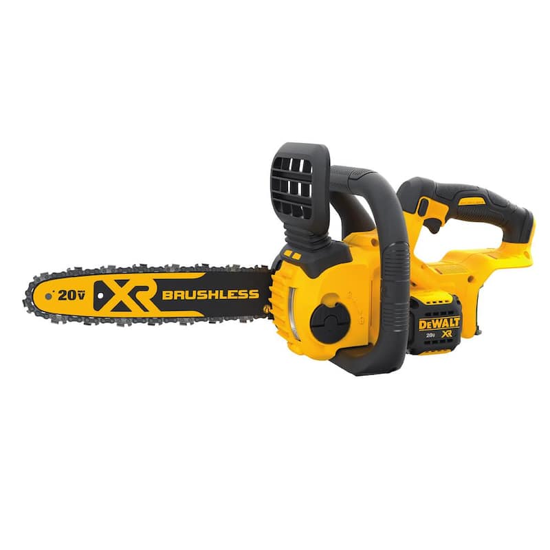 Sierra de cadena a batería sin escobillas DEWALT 20V MAX de 12 pulgadas (Herramienta solamente) - DCCS620B