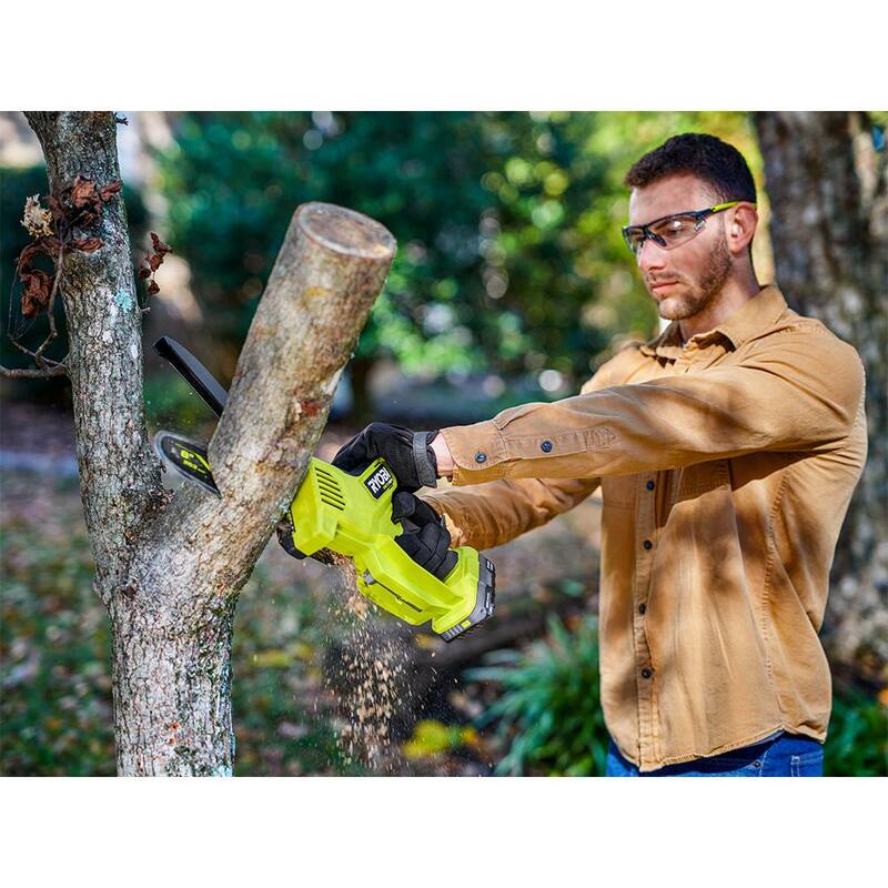 RYOBI ONE+ HP 18V Sin escobillas 8 pulgadas. Compacta sierra de poda a batería (herramienta solamente) - PSBCW01B