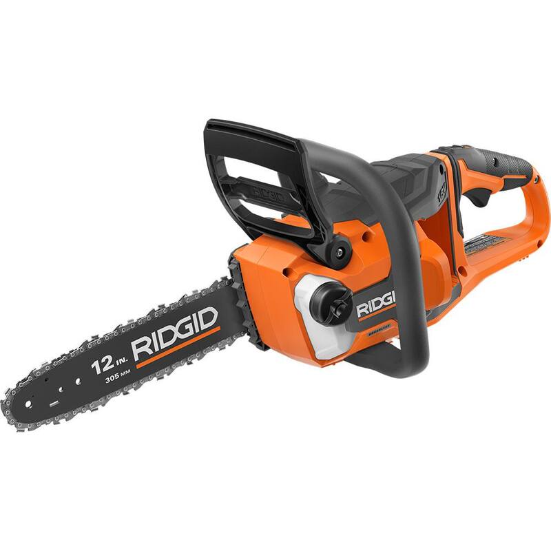 Motosierra eléctrica a batería sin escobillas de 18V y 12 pulgadas de RIDGID (Herramienta solamente) - R01101B