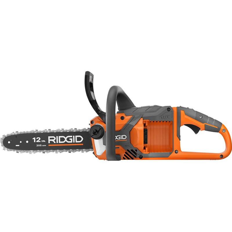 Motosierra eléctrica a batería sin escobillas de 18V y 12 pulgadas de RIDGID (Herramienta solamente) - R01101B
