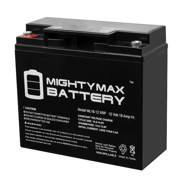 Mighty Max Battery 12V 18AH SLA Replacement Battery for Troy-Bilt Generator - ML18-12XRP4