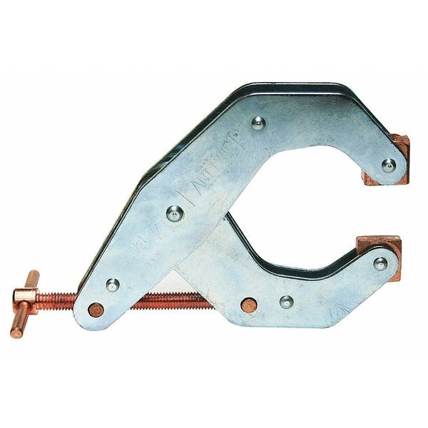 Kant-Twist T-Clamp, Deep, 10 In, 7 Throat, 3500 lb, Zinc - K100TD