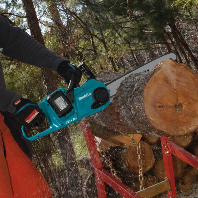 Si no traduces la marca del producto, el título sería:

Kit de sierra eléctrica con batería de iones de litio sin escobillas de 18V X2 (36V) de 16 pulgadas de Makita LXT (4.0Ah) - XCU04CM