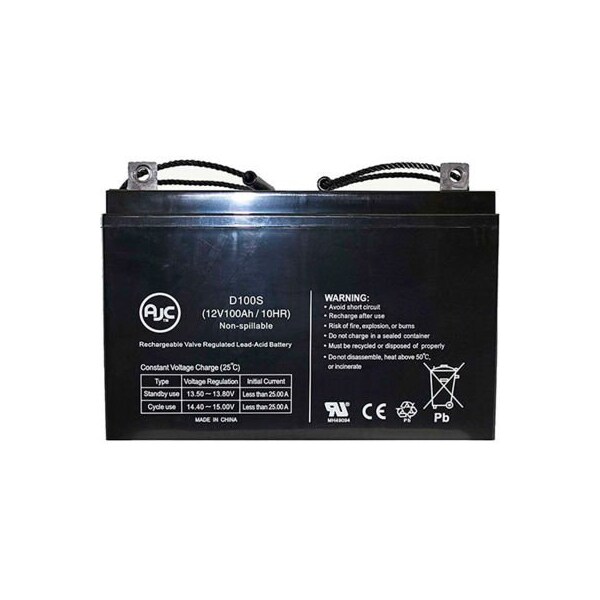 Battery Clerk AJC  Sigmas SP12-100 Sealed Lead Acid - AGM - VRLA Battery - SP12-100-SIGMAS-12V-100AH-SLA
