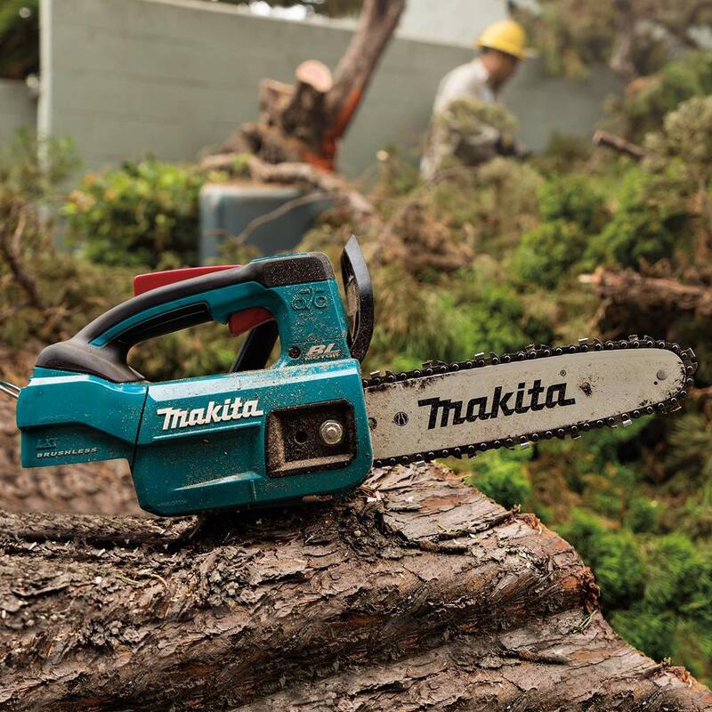 Sierra de cadena con mango superior sin escobillas de 18V de litio Makita LXT de 10 pulgadas (solo herramienta) - XCU06Z