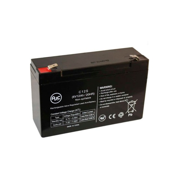 Battery Clerk AJC  ELK-06120-F2  Sealed Lead Acid - AGM - VRLA Battery - ELK-06120F2