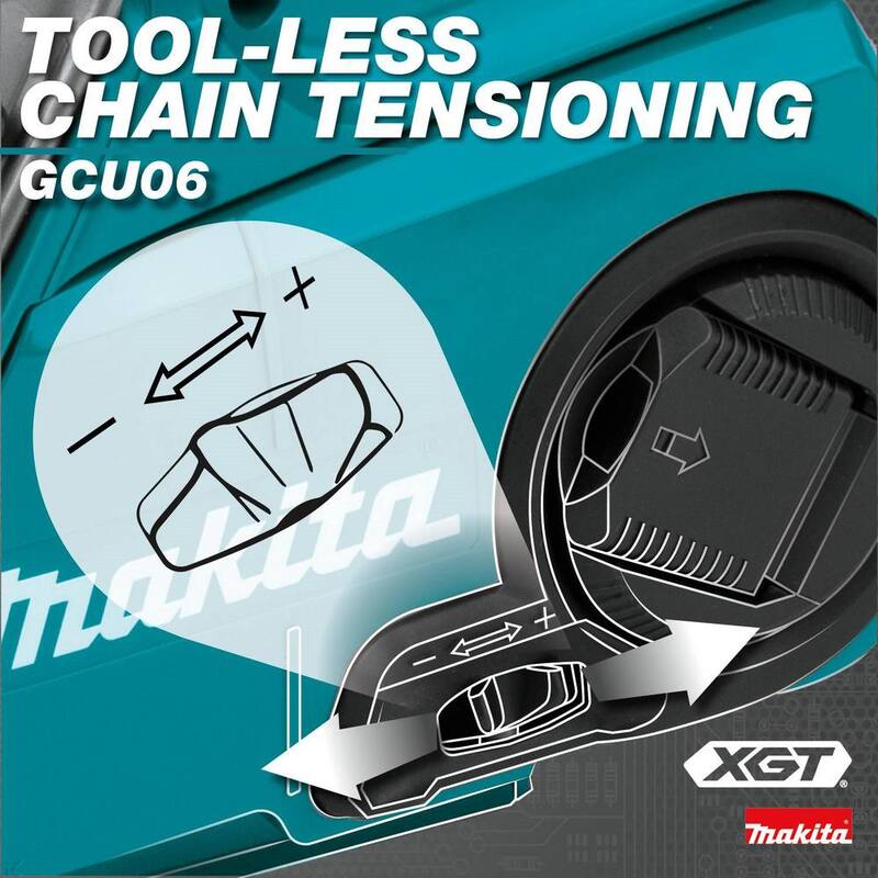 Kit de motosierra eléctrica inalámbrica sin escobillas Makita XGT 18 in. 40V max (5.0Ah) - GCU06T1