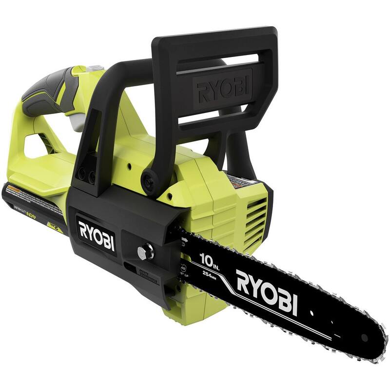 Motosierra con batería de 40V de 10 pulgadas de RYOBI con batería de 2.0 Ah y cargador - RY40570