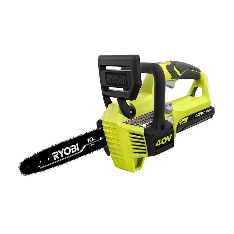 Motosierra con batería de 40V de 10 pulgadas de RYOBI con batería de 2.0 Ah y cargador - RY40570