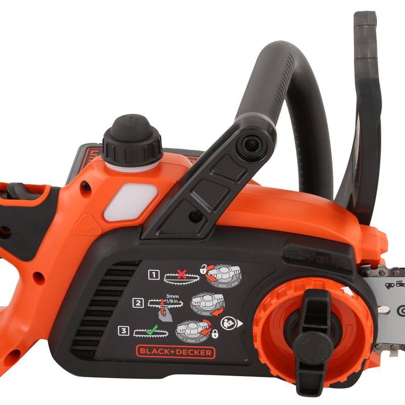 BLACK+DECKER 20V MAX 10 in. Juego de motosierra a batería con (1) batería de 2Ah y cargador - LCS1020