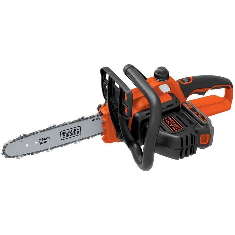 BLACK+DECKER 20V MAX 10 in. Juego de motosierra a batería con (1) batería de 2Ah y cargador - LCS1020