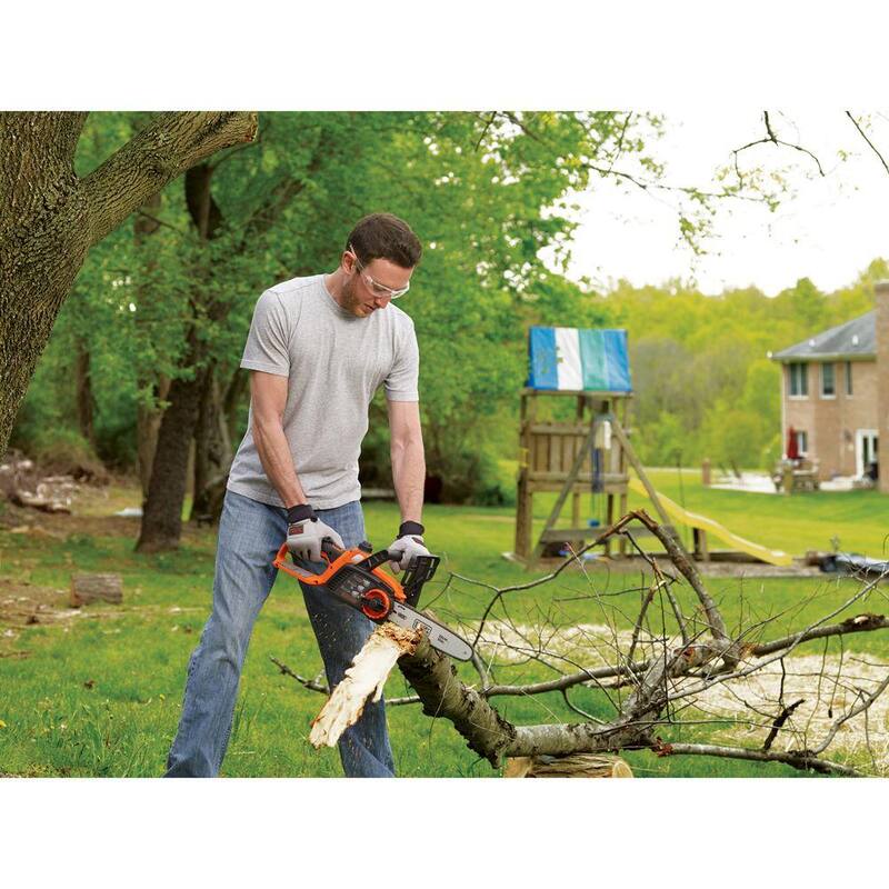 BLACK+DECKER 20V MAX 10 in. Juego de motosierra a batería con (1) batería de 2Ah y cargador - LCS1020