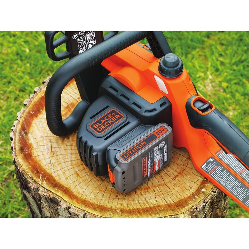 BLACK+DECKER 20V MAX 10 in. Juego de motosierra a batería con (1) batería de 2Ah y cargador - LCS1020