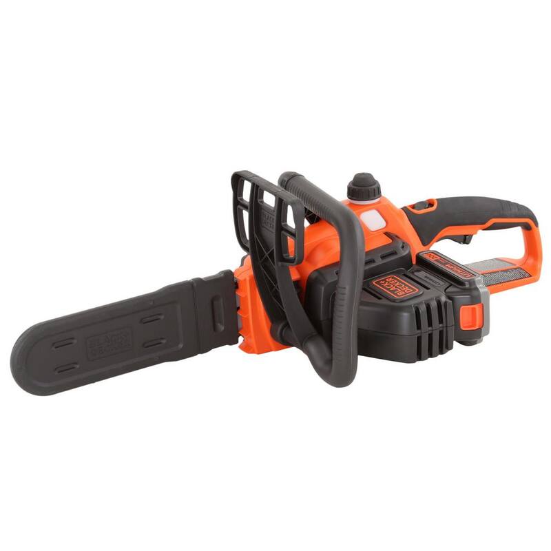 BLACK+DECKER 20V MAX 10 in. Juego de motosierra a batería con (1) batería de 2Ah y cargador - LCS1020
