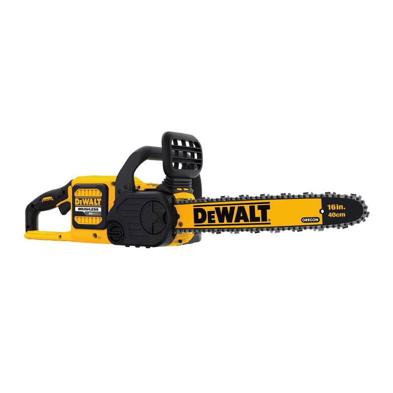 DEWALT FLEXVOLT 60V MAX Sierras eléctricas y sopladoras inalámbricas de batería de 16 pulgadas con un kit de batería y cargador (1) FLEXVOLT 3 Ah - DCKO667X1