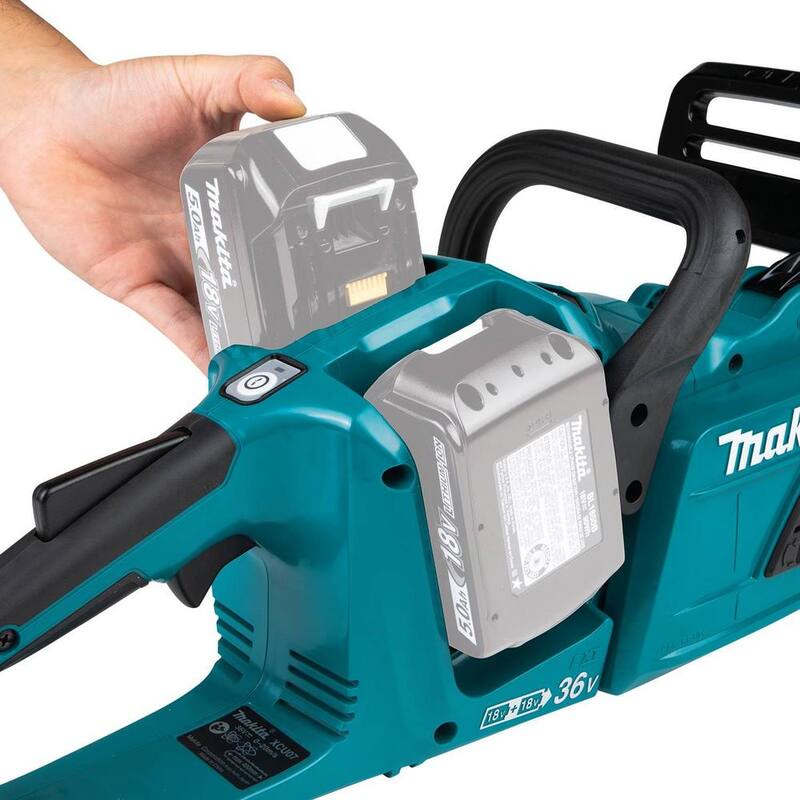 Makita LXT 14 pulgadas 18V X2 (36V) Sierra de cadena con batería de iones de litio sin escobillas (Herramienta solamente) - XCU07Z